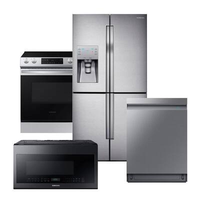 Stainless Steel Package with 4-Door Flex French Refrigerator - The Home ...