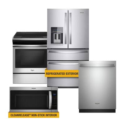 Stainless Steel Package with Fingerprint Resistant French Door Refrigerator package image package image