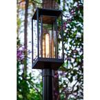 NOMA 7' Outdoor Lamp Post Triple Head All Weather Classic Decor Light, Black, 1 Piece - View #3