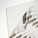 BuyPlastic 7130 Gray Polycarbonate Plastic Sheet 1/8 X 24 X 24 X 24 Lexan Panel Tinted Transparent Glass Replacement Board