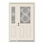 Single Door With Sidelites Steel Doors Front The Home Depot Single Door With Sidelites Steel, Entry Door With One Sidelight That Opens