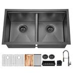 36 Undermount Kitchen Sink - 36"x19" Kitchen Sink Fulorni 36 X19 Kitchen Sink Undermount Stainless Steel 16 Gauge Under Counter Large Single Bowl Sink B