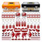 Étiquettes Lockout Tagout (LOTO) - 100 Pièces Rouges, Conforme OSHA, 5.7x2.9 Pouces