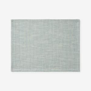 Textured Stripe Yard-Dyed Cotton Placemats (Set of 4)