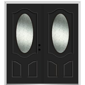 Double Door - Black - Fiberglass Doors - Front Doors - The Home Depot