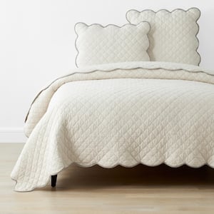 Company Cotton Giulietta Scallop Cotton Quilt