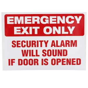 Emergency Exit Sign in Stock Signs