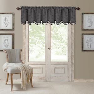 Gray in Window Valances & Scarves