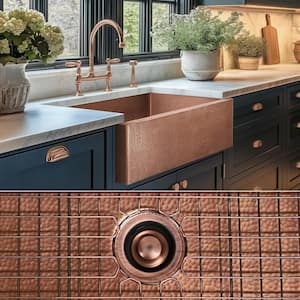 Copper in Farmhouse Kitchen Sinks