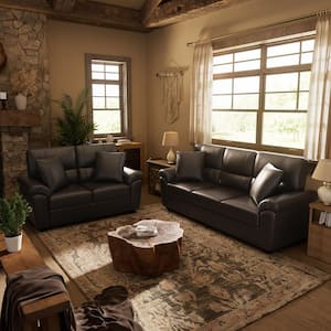 Faux Leather in Living Room Sets