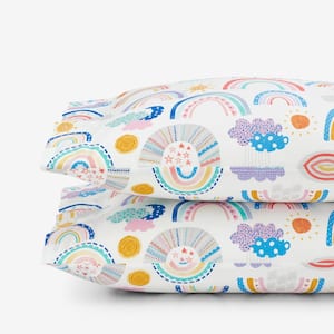 Company Kids Magical Rainbows Organic Cotton Percale Pillowcase (Set of 2)