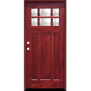Mahogany in Front Doors