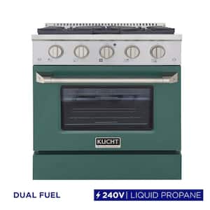 Range Size (Width): 30 in. in Single Oven Dual Fuel Ranges