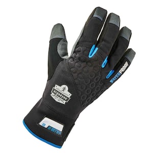Winter Fleece Reflective Daytime Microfiber Gloves WHDT 206 - The Home Depot