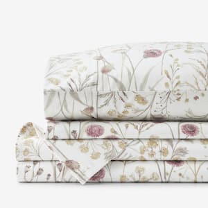 Legends Hotel Thistle Flower Wrinkle-Free Sateen Sheet Set