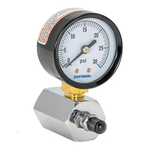 Maximum pressure reading (psi): 30