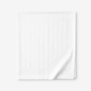 Company Cotton Dobby Stripe Wrinkle-Free Sateen Cotton Flat Sheet