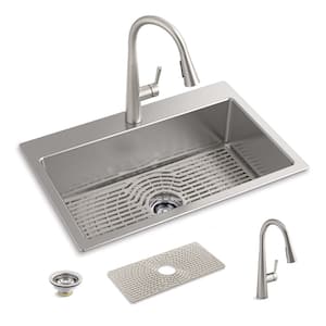 Single Bowl in Drop-in Kitchen Sinks