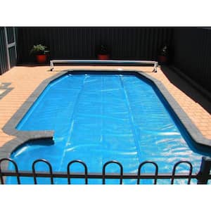 Rectangular Blue Heat Wave Solar Swimming Pool Blanket
