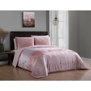 Bradshaw 3pc Velvet Ombre Comforter Set