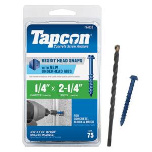 Fastener Length (in.): 2.25 in in Masonry Anchors