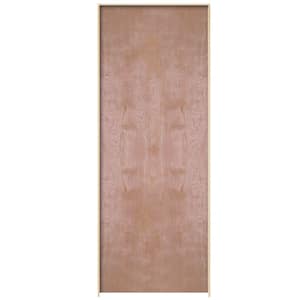 Smooth Flush Hardwood Hollow Core Birch Veneer Composite Single Prehung Interior Door