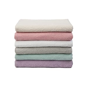 Portofino 6-Piece 100% Cotton Floral Bath Towel Set
