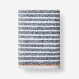 Company Cotton Melange Stripe Reversible Cotton Bath Towel