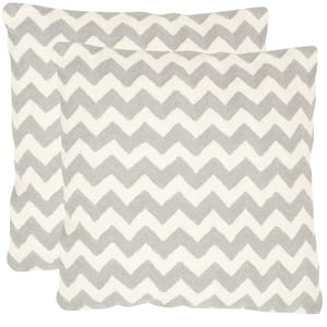 Tealea Striped Down Alternative Throw Pillow (Set of 2)