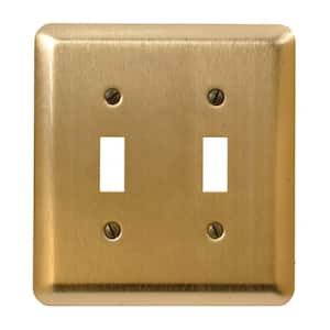 Brass in Toggle Light Switch Plates