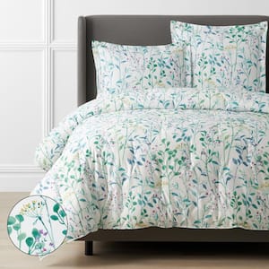 Legends Hotel Spring Floral Vine Wrinkle-Free Sateen Comforter
