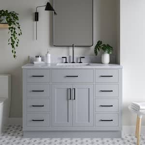 Single Sink in Bathroom Vanities with Tops