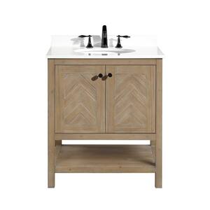 Farmhouse - 30 Inch Vanities - Bathroom Vanities - Bath - The Home Depot