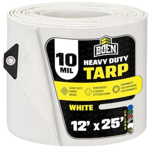 12 x 25: Tarp Width (ft.) x Tarp Length (ft.)