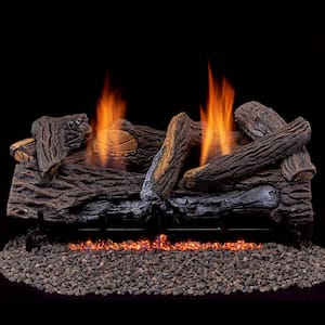 Natural Gas in Ventless Gas Fireplace Logs