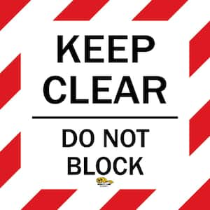 Do Not Block Sign
