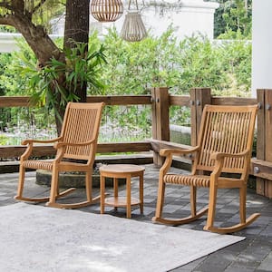 Teak Frame in Outdoor Rocking Chairs