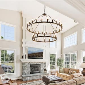 Chandelier Size: Oversized (>34in. wide)