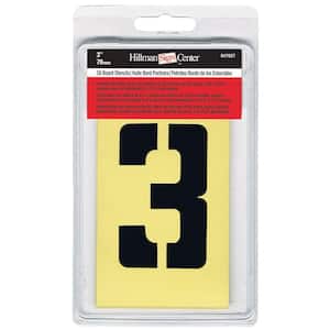 Number/Letter Height (in.): 3 in