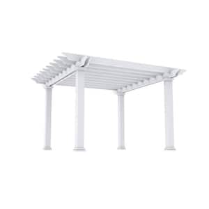 pergolas outdoor pergola distinctions base kit ft wood depot laredo sunset homedepot ornamental harmony fiberglass standing ties owt