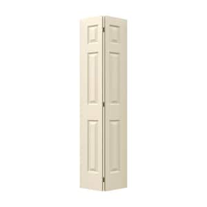 Smooth 6-Panel Hollow Core Molded Interior Closet Bi-fold Door