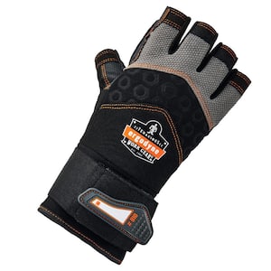 ProFlex Half-Finger Impact and Wrist Support Work Gloves
