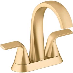 Gold in Bathroom Sink Faucets