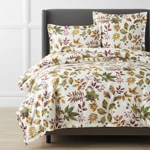 Legends Hotel Fall Leaves Wrinkle-Free Sateen Duvet Cover