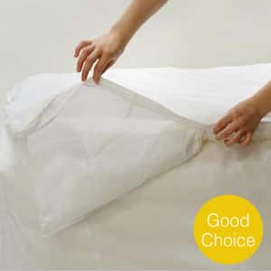 Classic White Solid Polyester Duvet Cover