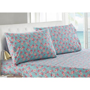Flamingo Coastal Standard Pillowcases Set of 2