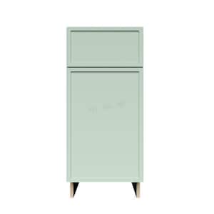 Green in Assembled Kitchen Cabinets