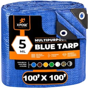 100 x 100: Tarp Width (ft.) x Tarp Length (ft.)