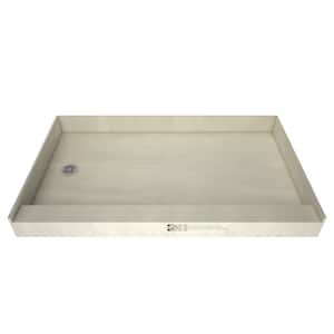 Approximate Length x Width: 72 x 48 in Shower Pans