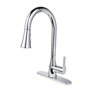 Deck Mount in Pull Down Kitchen Faucets